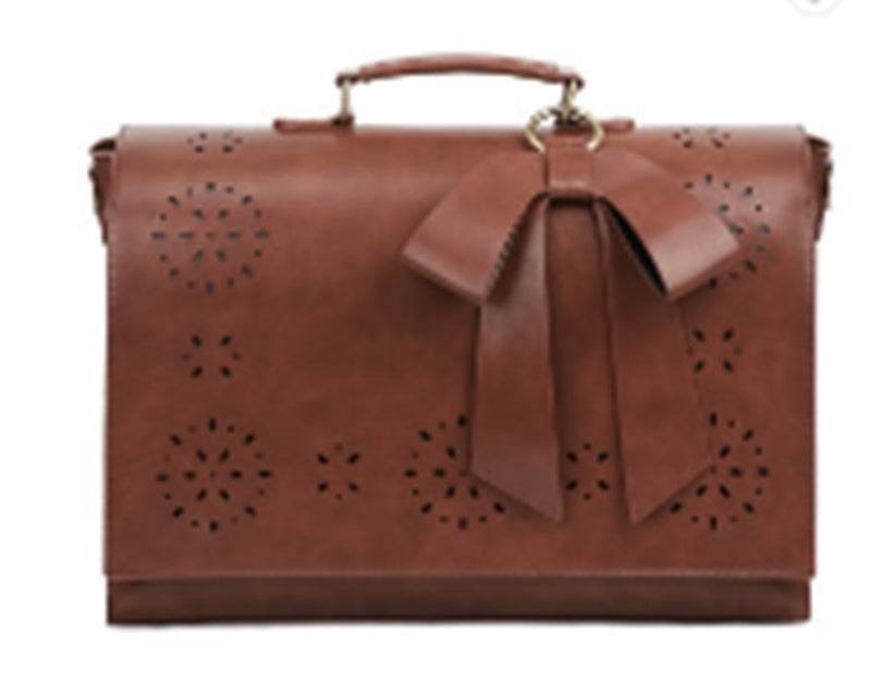 Women's hollow oil leather bag - Velora