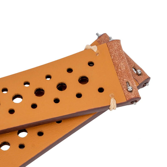 20mm Watch First Layer Cow Leather Watch Strap Retro Comfort - Velora