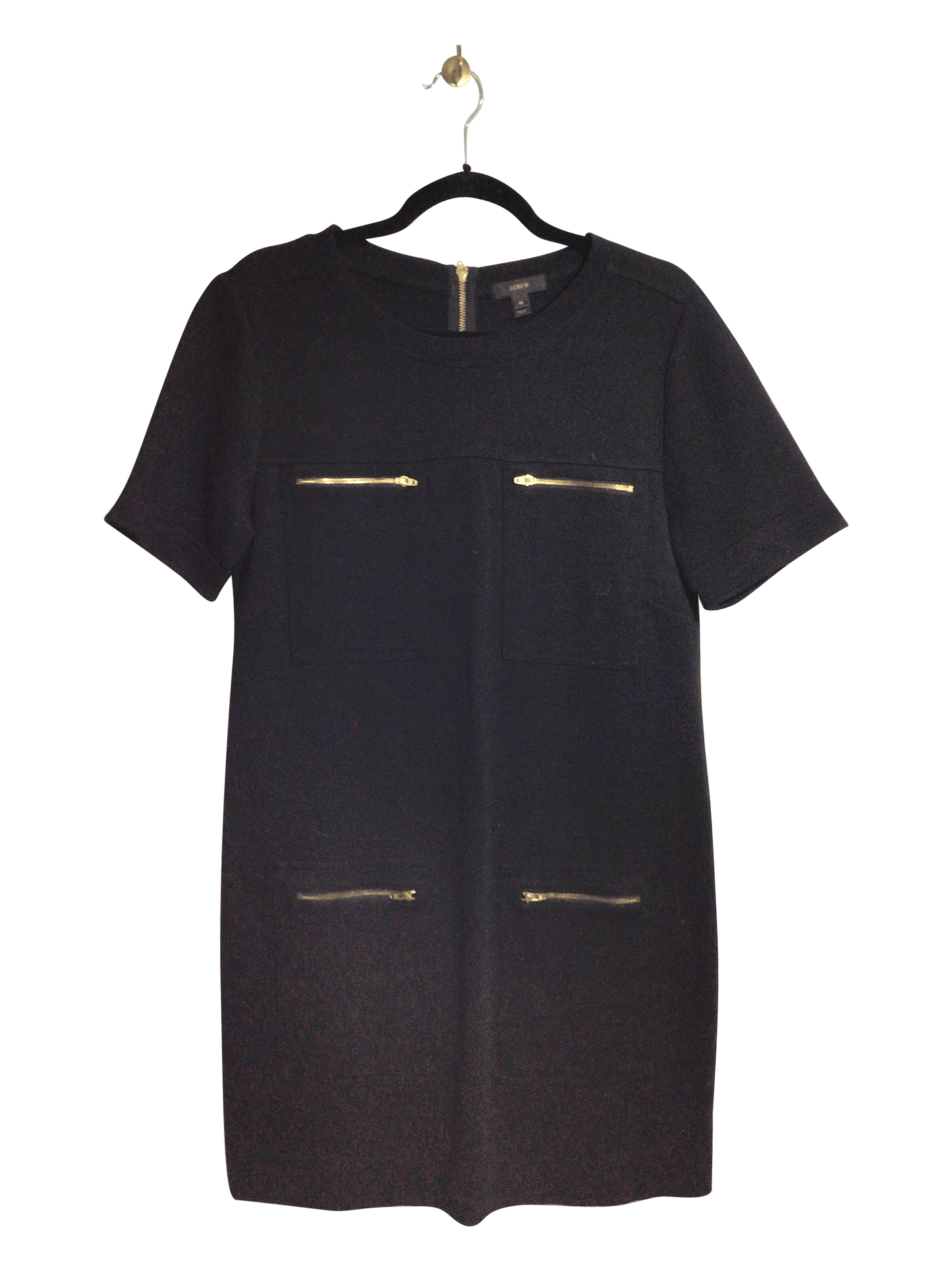J. CREW Women Midi Dresses Regular fit in Black - 10 - Velora