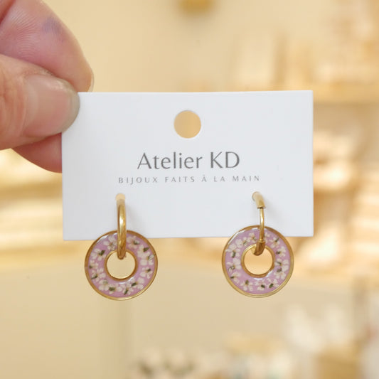 Boucles d'oreilles Dona (petit 16mm) - Edition spΓ©ciale automne 2025 - Velora
