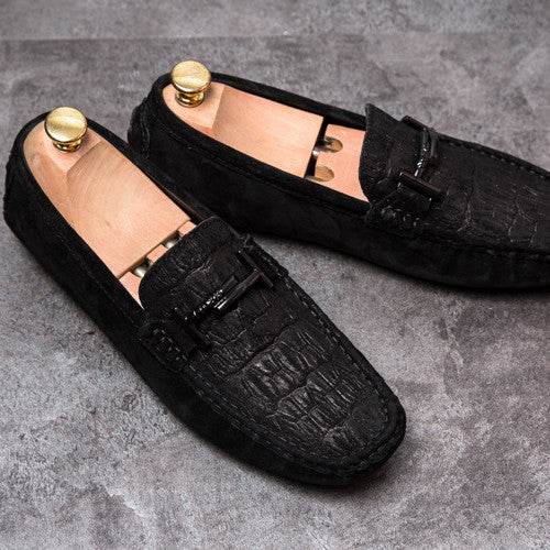 Casual Shoes Men's Peas Shoes Driving Low-Top Flat Shoes - Velora