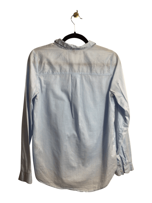 H&M Women Button Down Tops Regular fit in Blue - 2 - Velora