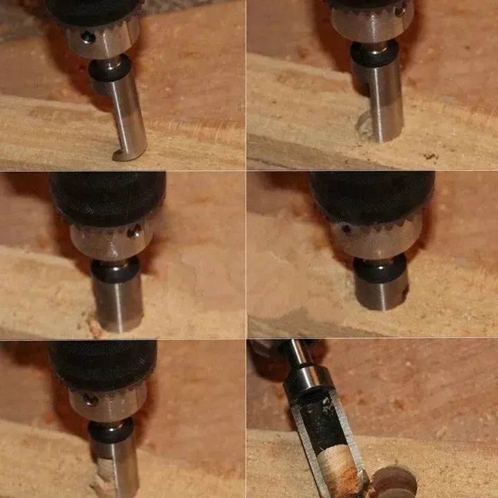8pcs Wood Plug Cutter set tapered plug cutter - Velora
