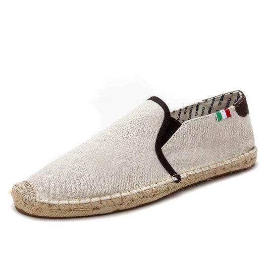 Men's straw canvas shoes - Velora