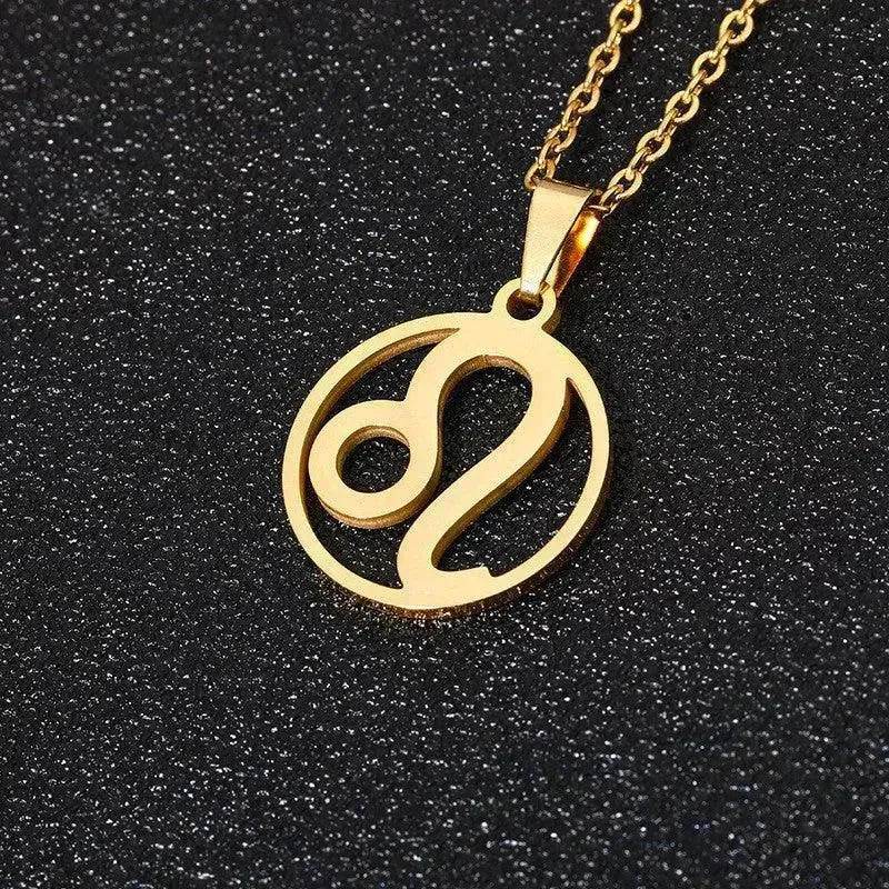 12 Constellation Necklace Accessories Stainless Steel Necklace - Velora