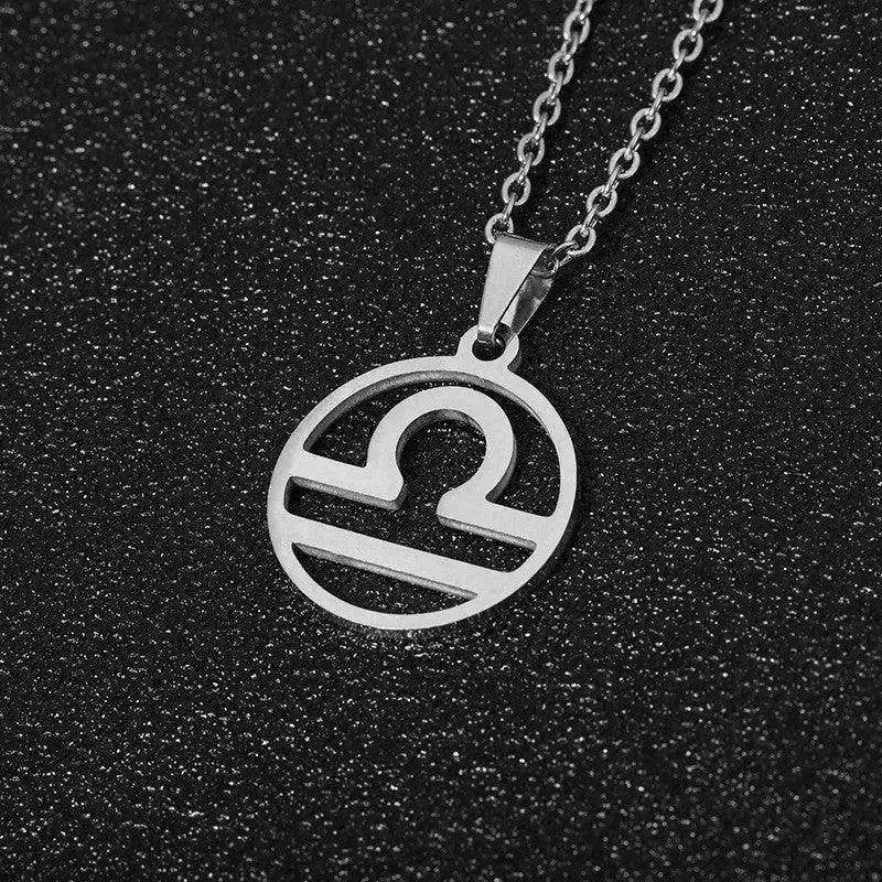 12 Constellation Necklace Accessories Stainless Steel Necklace - Velora