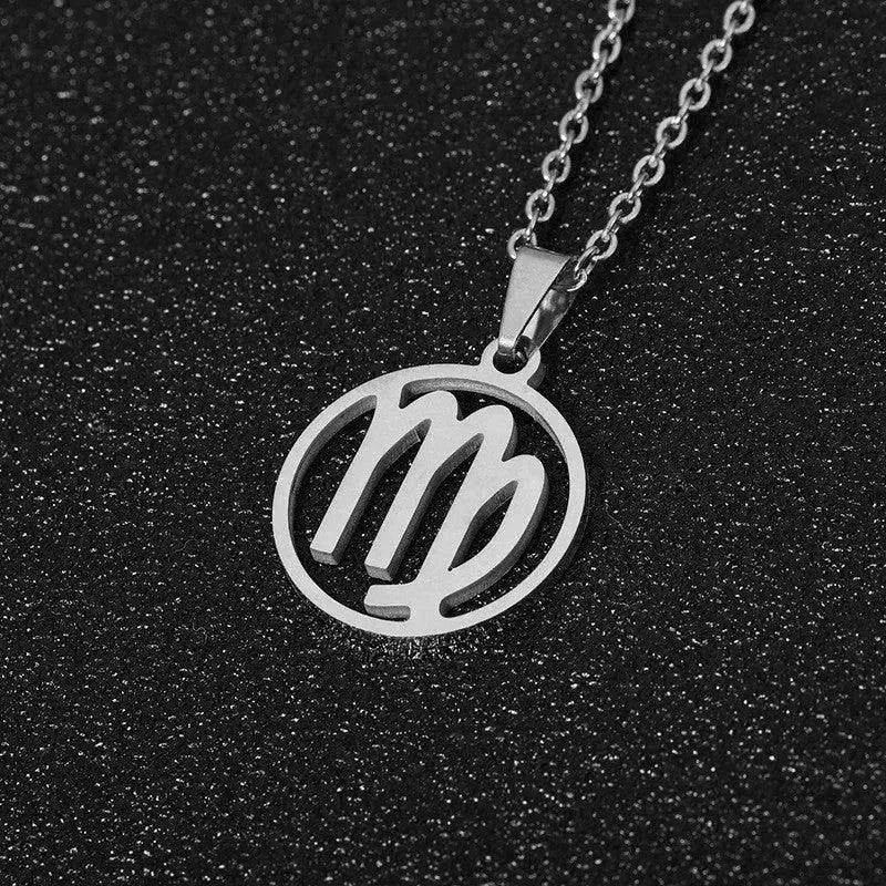 12 Constellation Necklace Accessories Stainless Steel Necklace - Velora