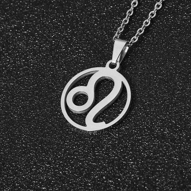 12 Constellation Necklace Accessories Stainless Steel Necklace - Velora