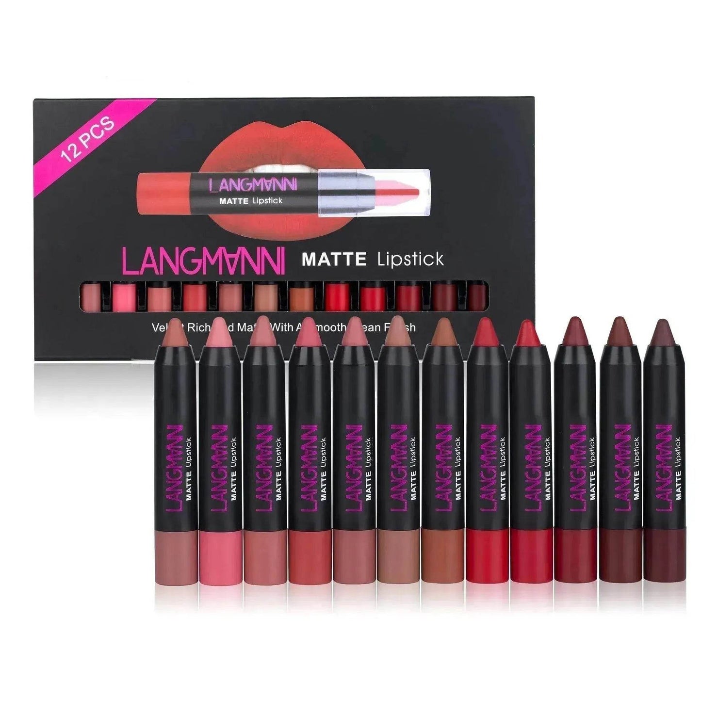 12 lipstick sets - Velora