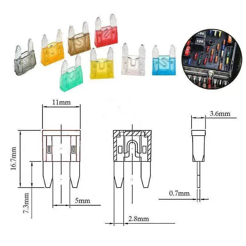 120pcs small car fuse - Velora