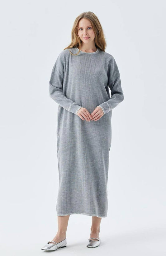 Long Sleeved Tunic Dress - Velora