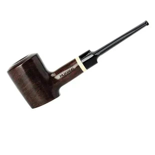 Wooden Pipe flue filter smoking set - ebony pipe - Velora