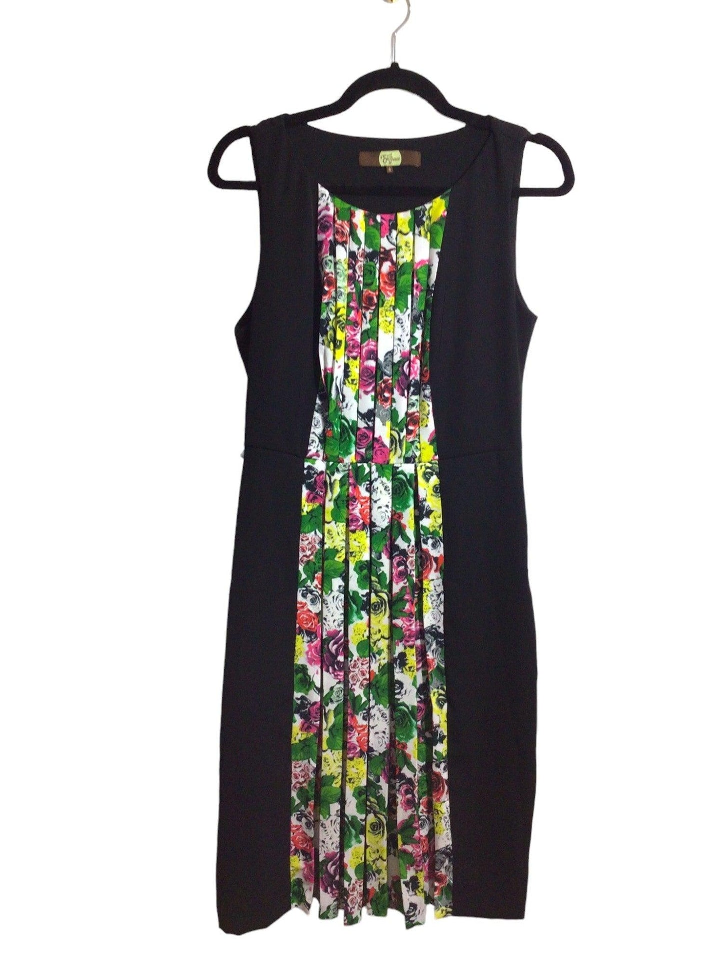 EVA FRANCO Women Shift Dresses Regular fit in Black - 6 - Velora