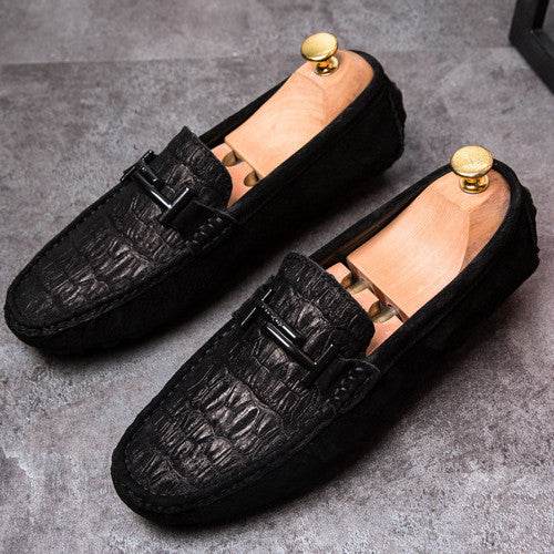 Casual Shoes Men's Peas Shoes Driving Low-Top Flat Shoes - Velora