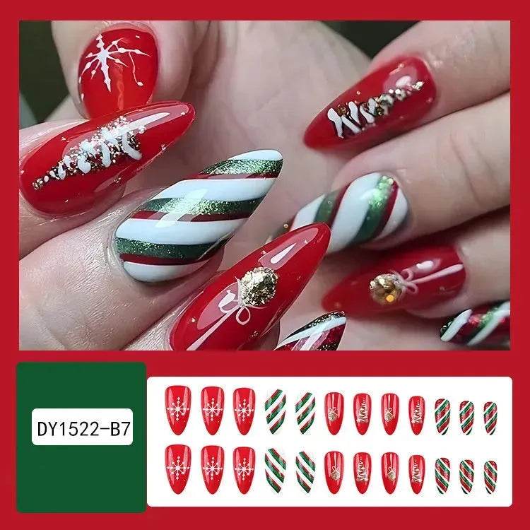 24pcs Christmas False Nail Decal stickers - Velora