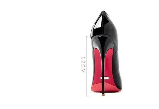 12cm high heels pointed toe stiletto shoes - Velora