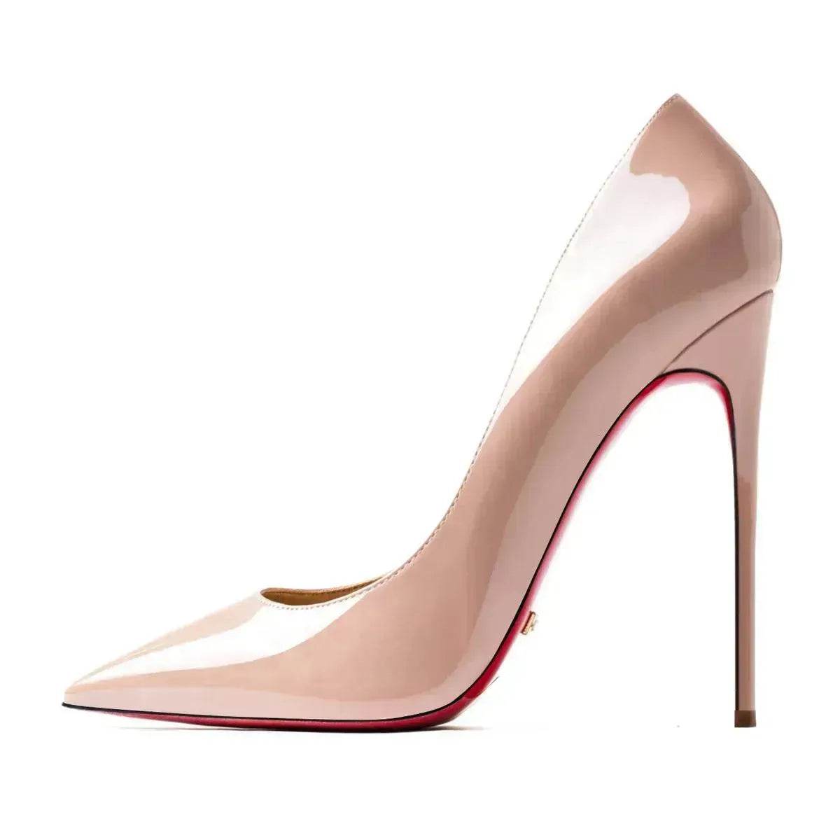 12cm high heels pointed toe stiletto shoes - Velora