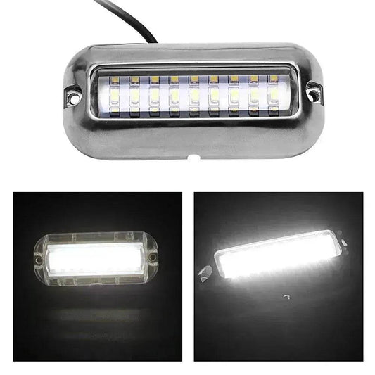 12V led 27 LED marine stainless steel lamp With extension Cable - Velora