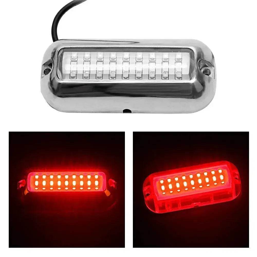 12V led 27 LED marine stainless steel lamp With extension Cable - Velora
