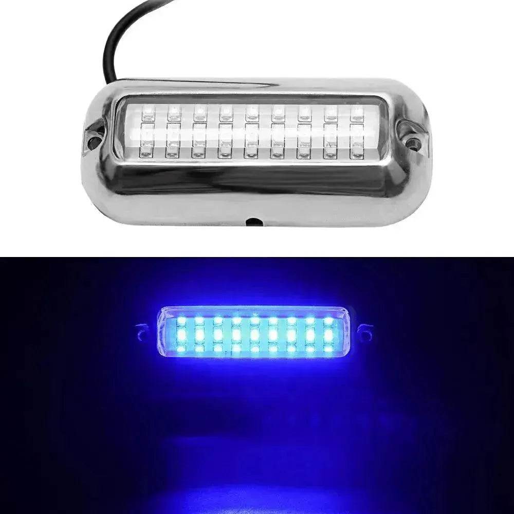 12V led 27 LED marine stainless steel lamp With extension Cable - Velora