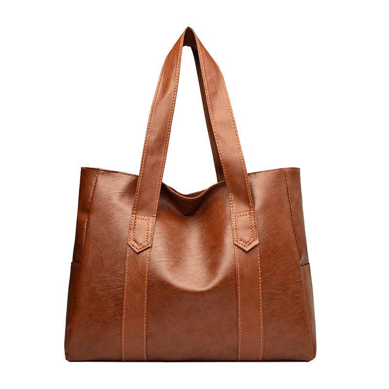 Large Capacity Commuter's All-matching Portable And Fashion Shoulder Bag Casual Tote Bag Autumn And Winter Fashion Handbag - Velora