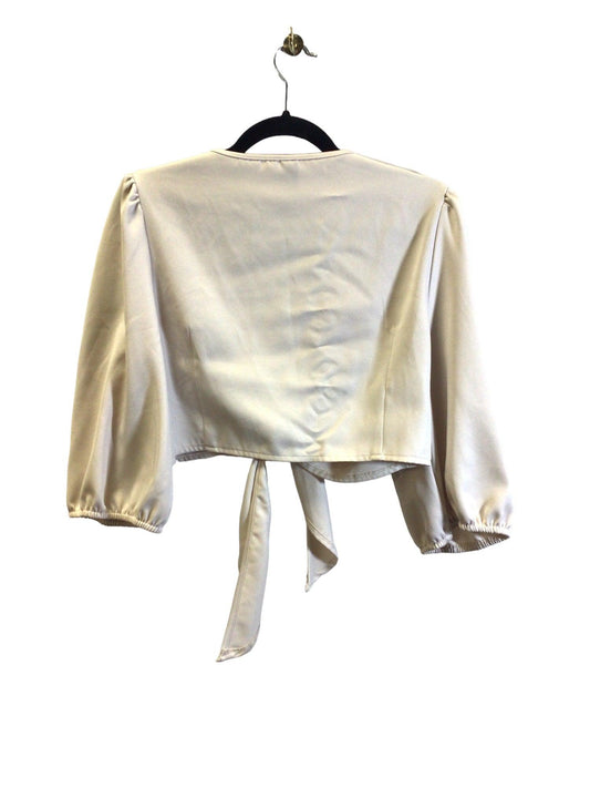 SHEIN Women Crop Tops Regular fit in Beige - 1XL - Velora