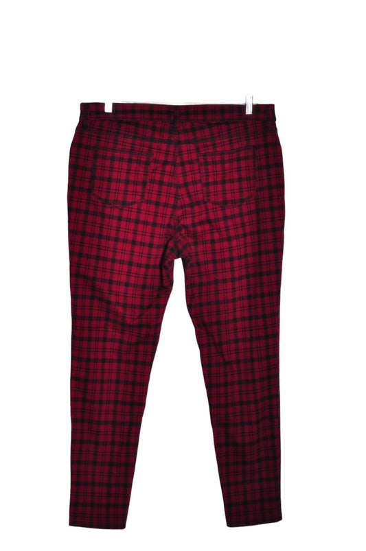 SUKO JEANS Women Work Pants Regular fit in Red - 16 - Velora