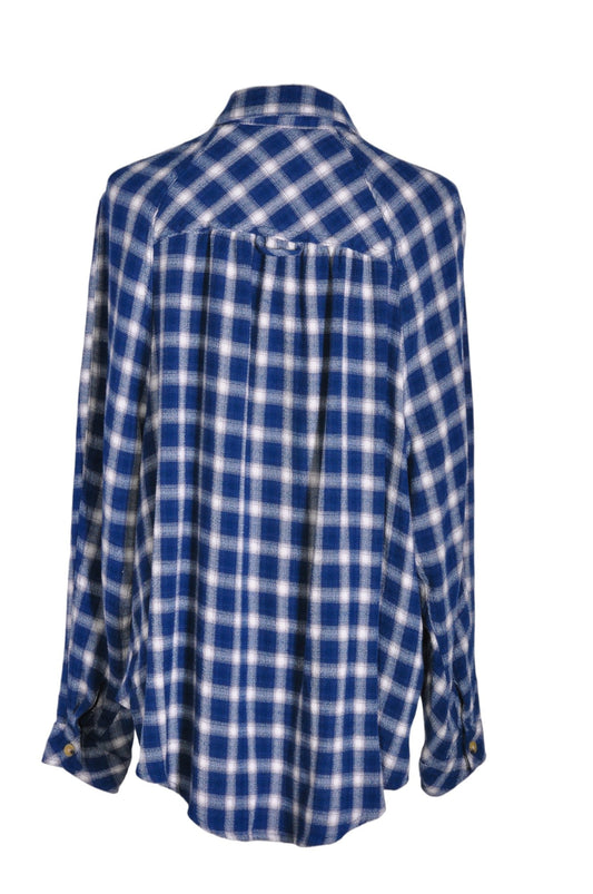 BDG Women Button Down Tops Regular fit in Blue - S - Velora
