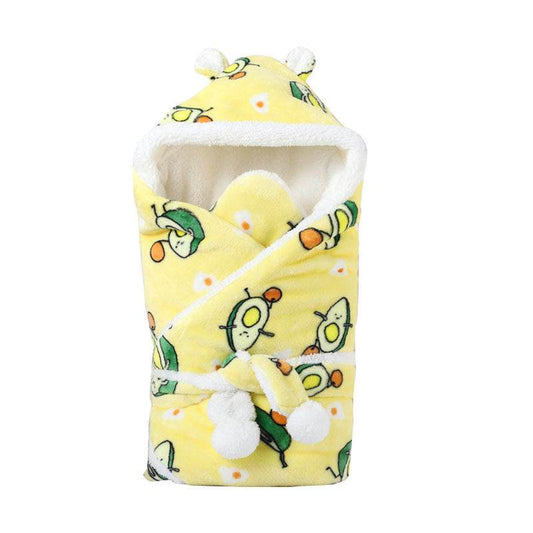 Newborn baby being hugged and swaddled by baby - Velora