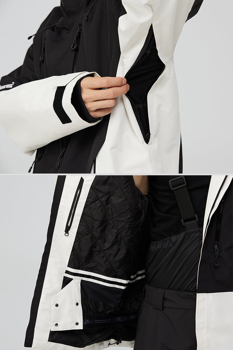 Brick Unisex Snowboard Jacket - Velora