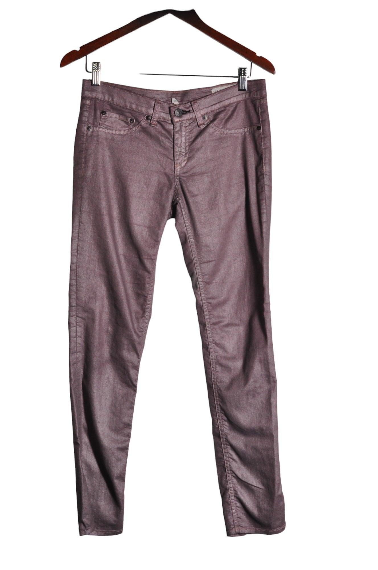 RAG & BONE Women Straight-Legged Jeans Regular fit in Purple - 26 - Velora