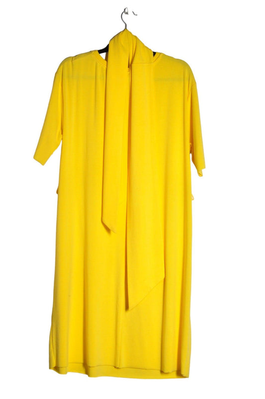 ZARA Women Drop Waist Dresses Regular fit in Yellow - 32 - Velora