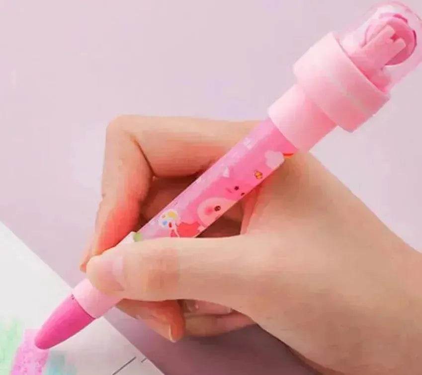 12 Color Bubble Crayon Painting Graffiti Seal for Children - Velora
