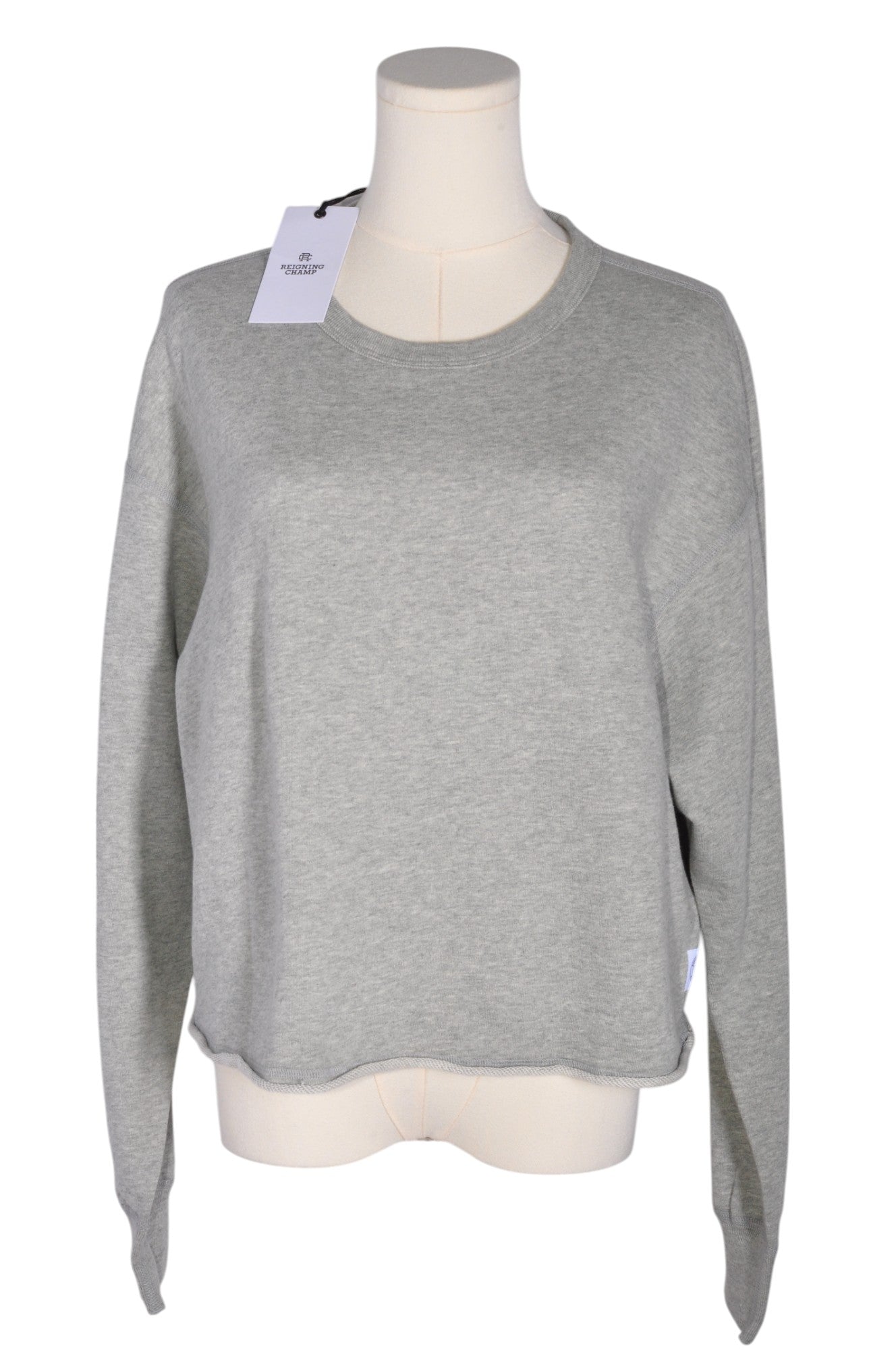 REIGNING CHAMP Women Sweatshirts Regular fit in Gray - S - Velora