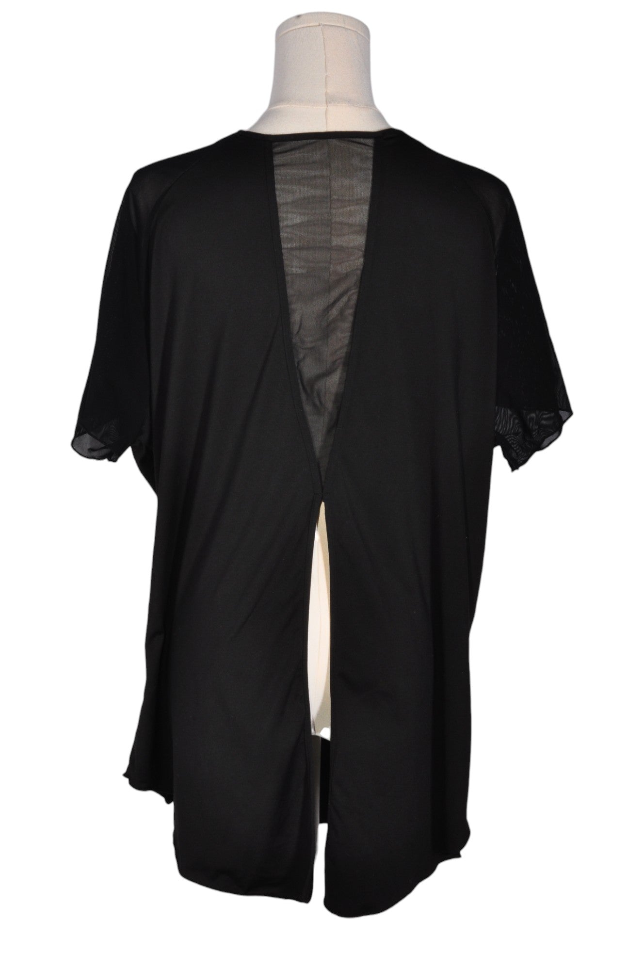 SHEIN Women T-Shirts Regular fit in Black - 2XL - Velora