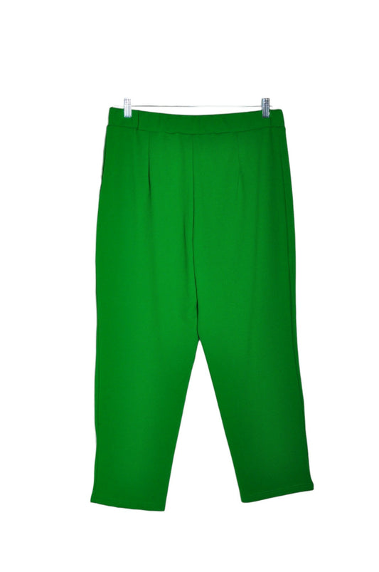 SHEIN Women Trousers Regular fit in Green - XL - Velora