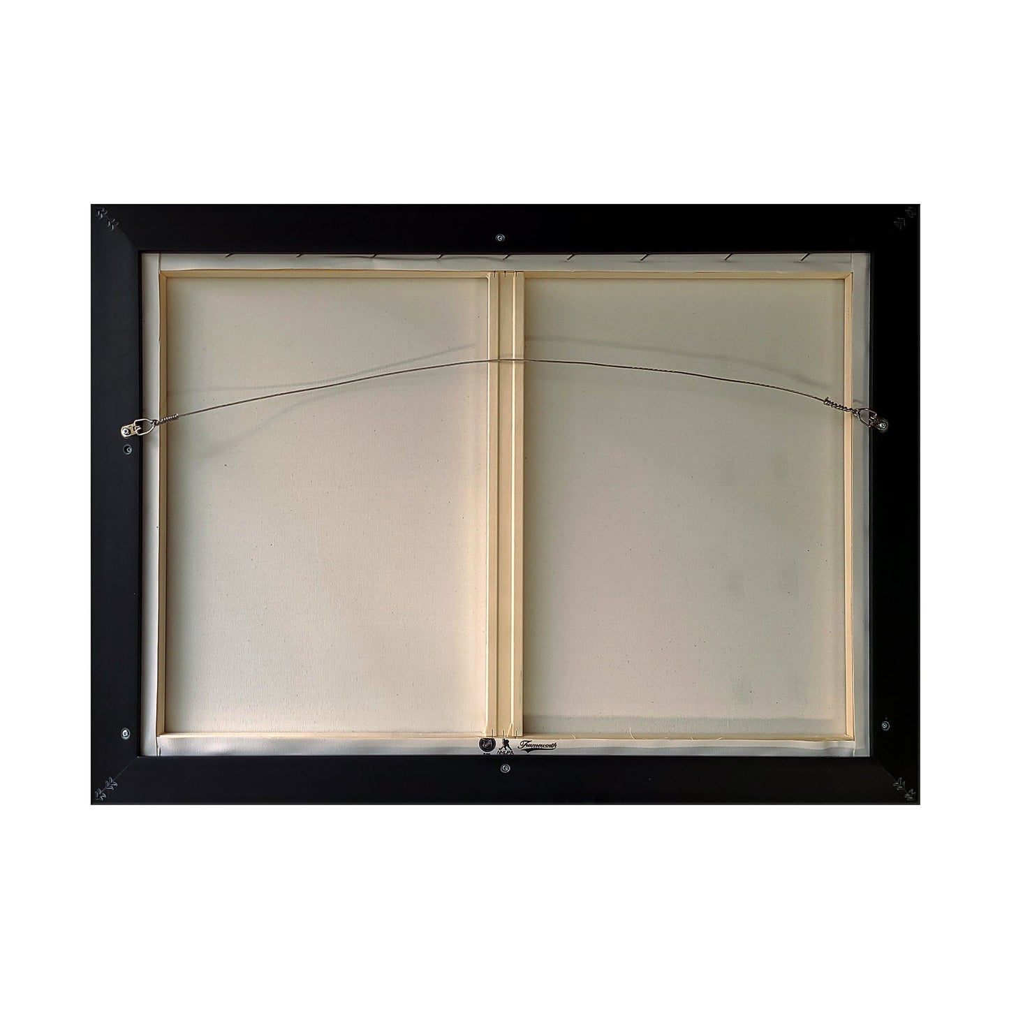 Connor McDavid and Sidney Crosby Framed 20x29 Overhead Face-off Canvas Frameworth Sports Marketing