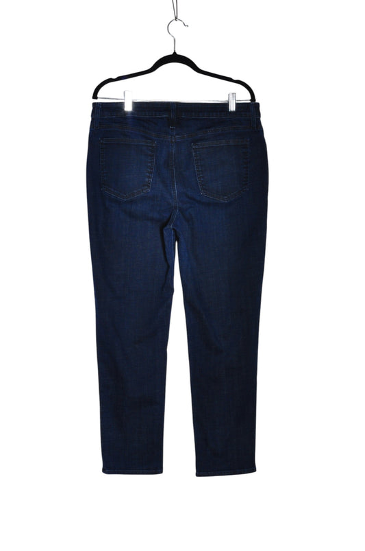 CHICO'S Women Straight-Legged Jeans Regular fit in Blue - 12 - Velora