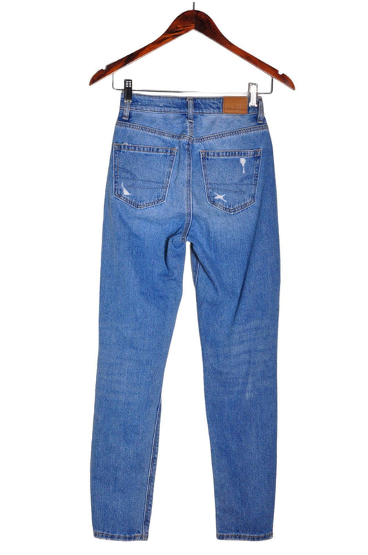 AMERICAN EAGLE Women Straight-Legged Jeans Regular fit in Blue - 0 - Velora