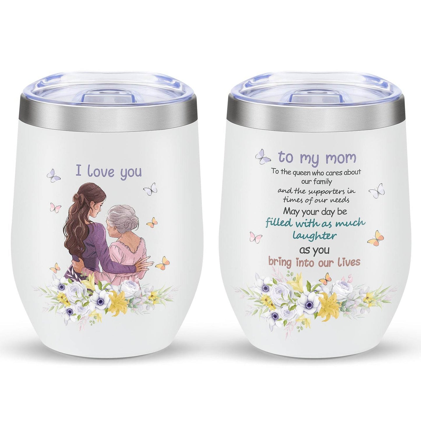 12oz Eggshell Coffee Cup Gift idea Drinkware - Velora