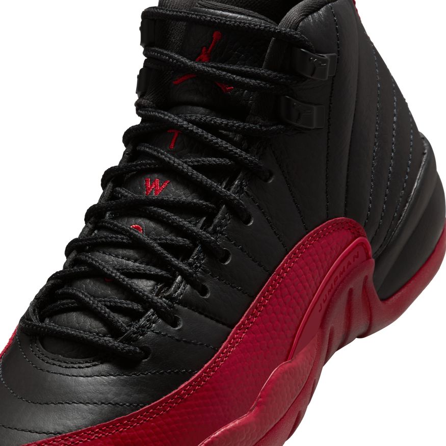 Y Air Jordan 12 Retro "Black and Varsity Red" 153265-002 - Velora