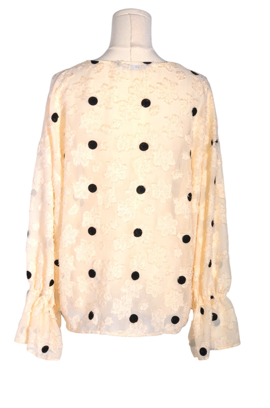 ZARA Women Blouses Regular fit in Beige - L - Velora