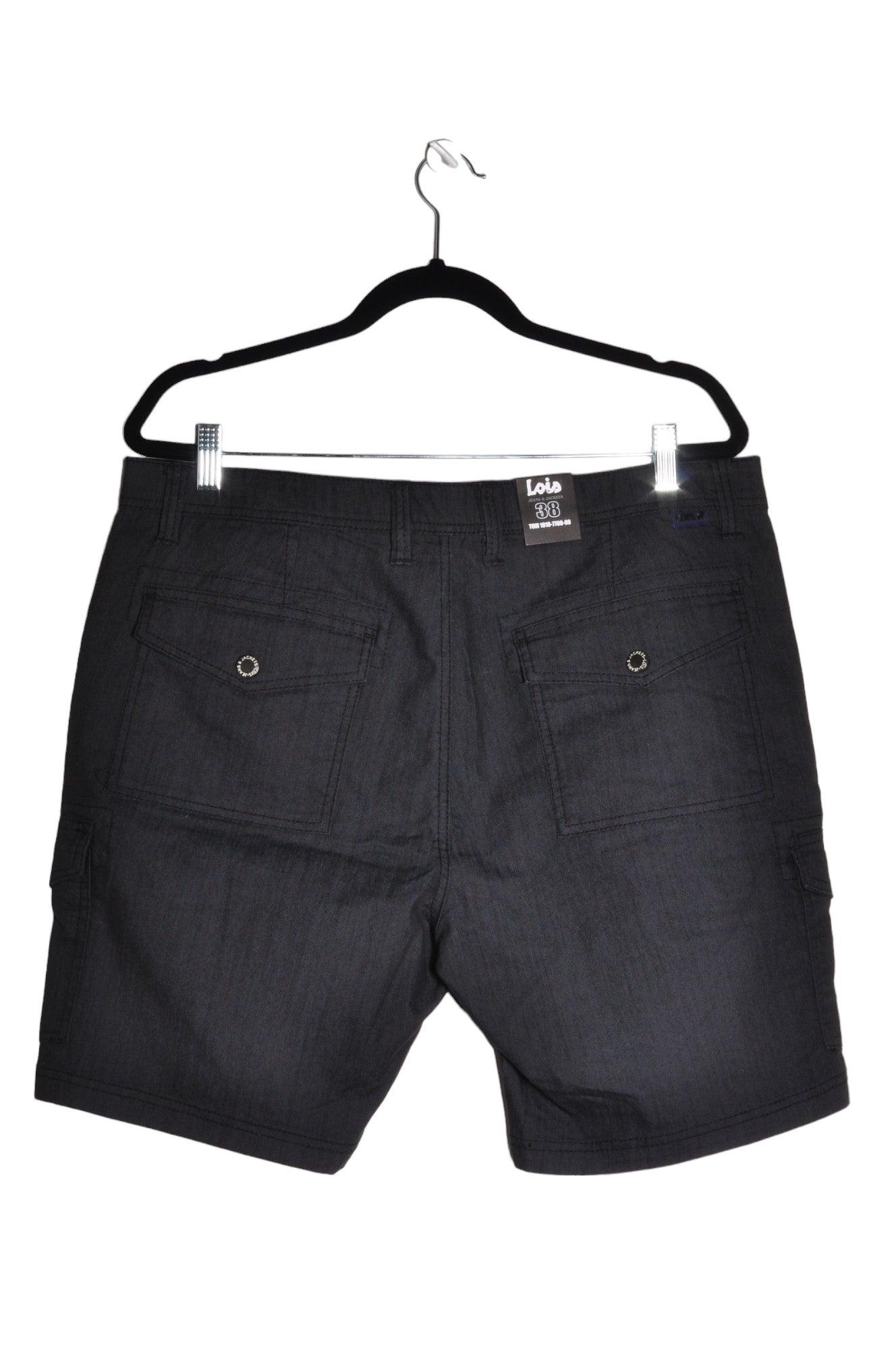 LOIS Men Classic Shorts Regular fit in Black - 38 - Velora
