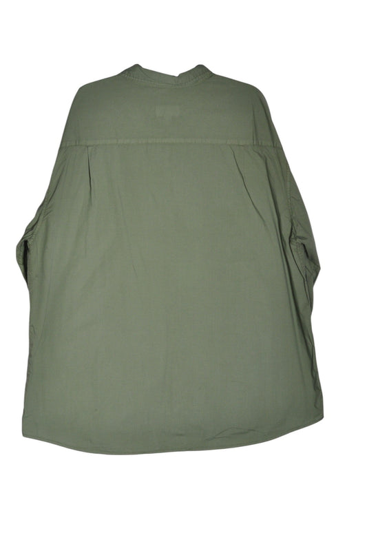 AMERICAN EAGLE Men Button Down Tops Regular fit in Green - 2XL - Velora