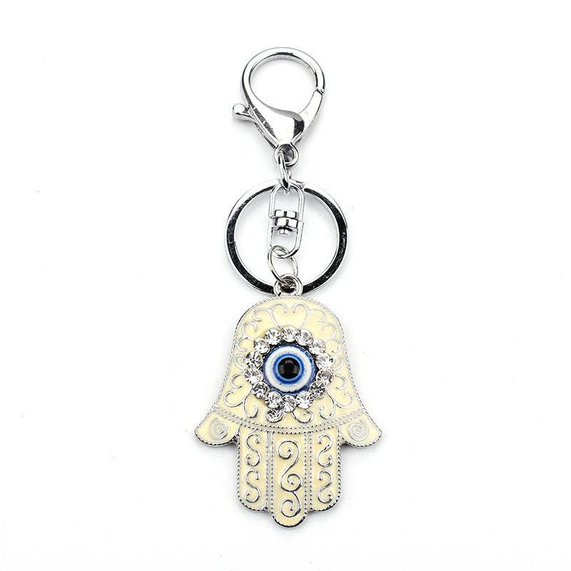 Creative Demon Eye Palm Keychain - Velora