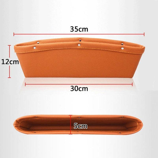 PU Leather car seat gap organizer Bag - Velora