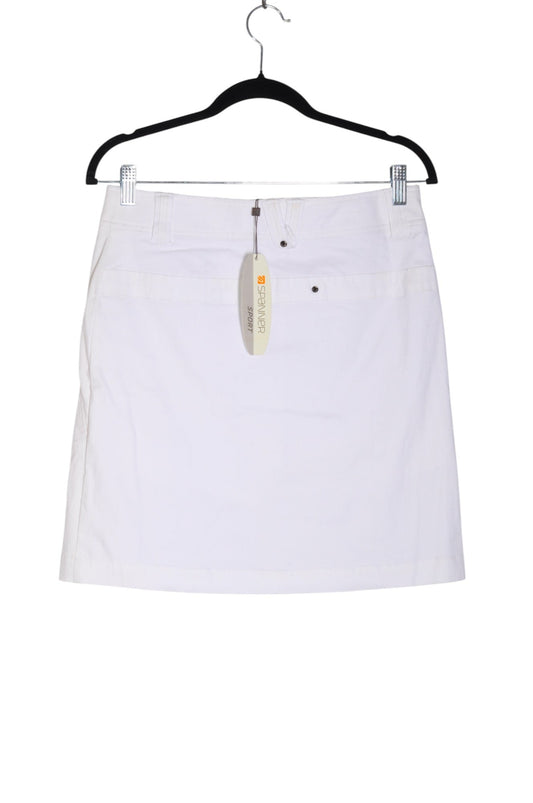 SPANNER Women A-Line Skirts Regular fit in White - 2 - Velora