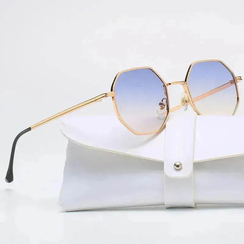 Metal Polygonal Sunglasses for Men Polarized Sunglasses for Men - Velora