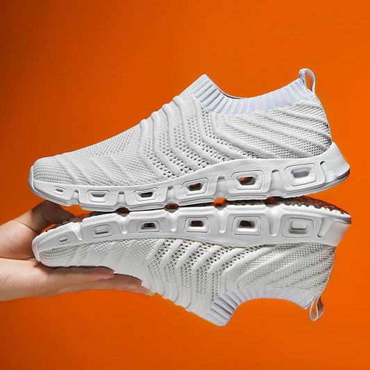 Soft Sole Comfortable Fly Woven Large Size Men's Shoes - Velora