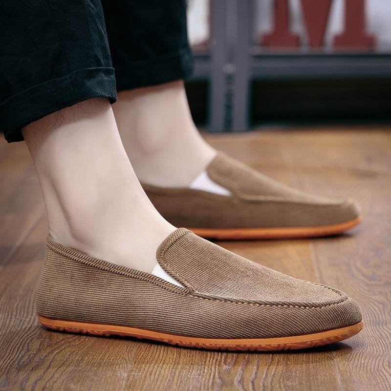 Breathable Single Shoes Soft Sole Flat-Heel Loafers - Velora